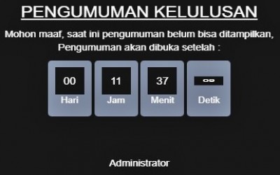 PENGUMUMAN KELULUSAN 2020/2021