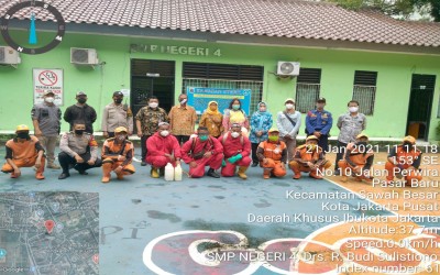 PENYEMPROTAN DISINFECTAN DALAM RANGKA PENYALURAN BST